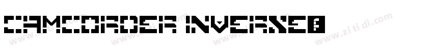 camcorder inverse字体转换